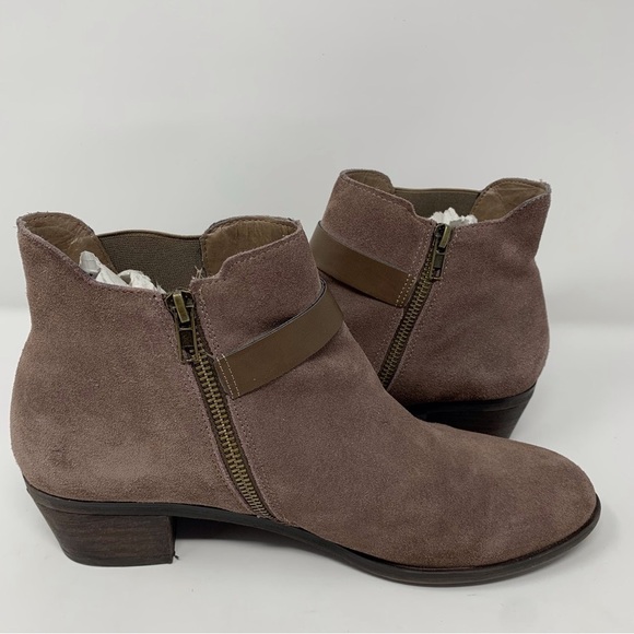 Steve Madden Perrii Dark Dusty Rose Pink Ankle Boots Size 11 - Picture 9 of 16